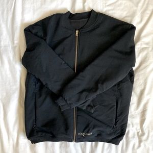 Whitney X Gymshark V2 small black bomber jacket like new